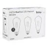 Bailey | 3x LED-valoputkilamppu | Suuri kanta E27 | 4W