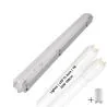 Lighto | LED TL + valaisin | T8 | 2x22W | 150cm | IP65 | Vesitiivis | korvaa 2x58W loisteputken.