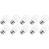 Lighto | LED-hehkulanka | Bajonetti B22d | Pallolamppu | Kirkas | 45mm | 5W | 10 kpl | 10 kpl