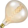 Lighto | LED-hehkulamppu | Suuri kanta E27 | Superlux-lamppu | Kulta | 160mm | 6W