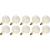 Lighto | LED-hehkulamppu | Suuri kanta E27 | Globelamp | Kulta | 95mm | 5W | 10 kpl.