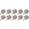 Lighto | LED-hehkulamppu | Suuri pistorasia E27 | Muut | Musta | 125mm | 4W | 10 kpl.