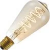 Lighto | LED-hehkulanka | Suuri kanta E27 | Edison-lamppu | Kulta | 64mm | 4W