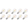 Lighto | LED-hehkulanka | Bajonettikiinnitys B22d | Vakiolamppu | Kirkas | 60mm | 8W | 10 kpl