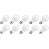 Lighto | LED-hehkulanka | Suuri kanta E27 | Standardi lamppu | Kirkas | 60mm | 5W | 10 kpl | 10 kpl