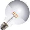 Lighto | LED-hehkulamppu | Suuri sovitin E27 | Globelamp | Kirkas | 95mm | 4W