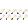 Lighto | LED-hehkulanka | Suuri kanta E27 | Vakiolamppu | Kirkas | 60mm | 7W | 10 kpl
