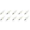Lighto | LED-hehkulanka | Pieni E14-sarja | Kynttilävalaisimen kärki | Matta | 35mm | 1W | 10 kpl.