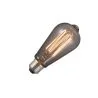 Lighto | LED-hehkulanka | E27-asennus | Edison-lamppu | Savulasi | ST64 | 64mm | 6W