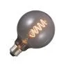 Lighto | LED-hehkulamppu | E27-asennus | Globelamppu | Savulasi | G95 | 95mm | 4W | 4W