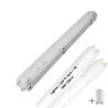 Lighto | LED TL + valaisin | T8 | 2x18W | 120cm | IP65 | Vesitiivis | korvaa 36W loisteputken.