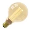 Calex | LED-hehkulamppu | Suuri pistorasia E27 | Globe G95 | Kulta | 3,5W