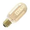 Calex | LED-hehkulamppu | Suuri pistorasia E27 | T45 | Putki | Kulta | 3.8W
