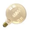 Calex | LED-hehkulamppu | Suuri asennus E27 | Globe | G125 | Gold | 5.5W | 5.5W