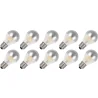 Lighto | LED-hehkulanka | Suuri kanta E27 | Standardilamppu | Kirkas | 60mm | 4W | 10 kpl