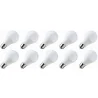 Lighto | LED-lamppu | Suuri pistorasia E27 | Standardi lamppu | Kirkas | 60mm | 9W | 10 kpl