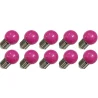 Lighto | LED-lamppu | Suuri kanta E27 | Pallolamppu | Violetti | 45mm | 1W | 10 kpl | 10 kpl