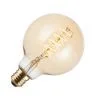 Lighto | LED-hehkulamppu | E27-asennus | Globelamp | Amber | G95 | 95mm | 4W | 4W