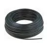 Kaapeli musta litteä 2x0.75mm per metri