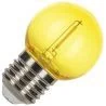 Bailey 5x Pallolamppu keltainen | LED hehkulanka 0.6W | Suuri asennus E27 Muovi