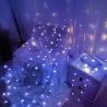 Modee | Jouluvalot LED-valonjohto | 10m | 100 valoa 8 valotilaa | IP44 | Kylmä valkoinen valo