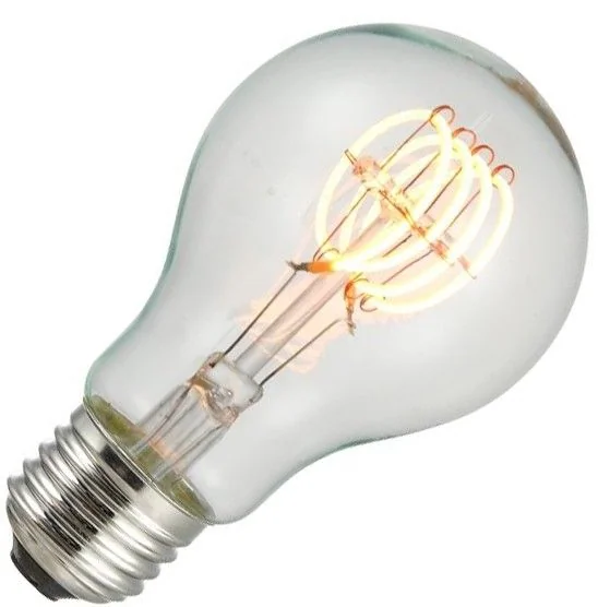 SPL Spiraalilamppu | LED hehkulanka | 4.5W Suuri sovitus E27 | Himmennettävissä