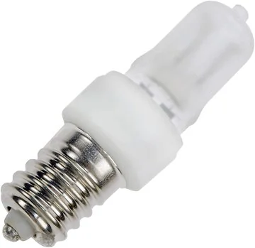 Halogeenilamppu | Halolux | Pieni sovitin E14 | Putkilamppu | Matta | 14mm | 100W
